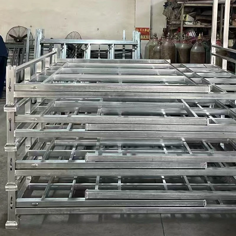Collapsible Galvanized Stack Rack